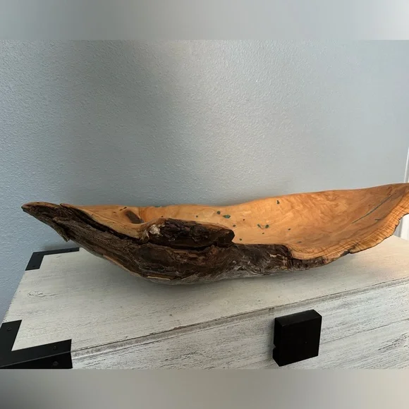 Driftwood with turquoise stone. All natural. - Picture 6 of 6